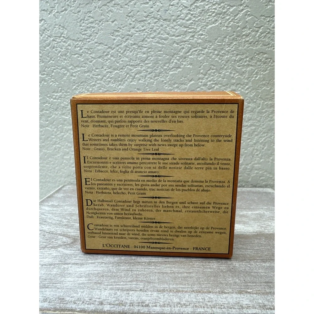 $43 🌙 L'OCCITANE Eau Du Contador‎ Bath Soap 5.5OZ SEALED BAR